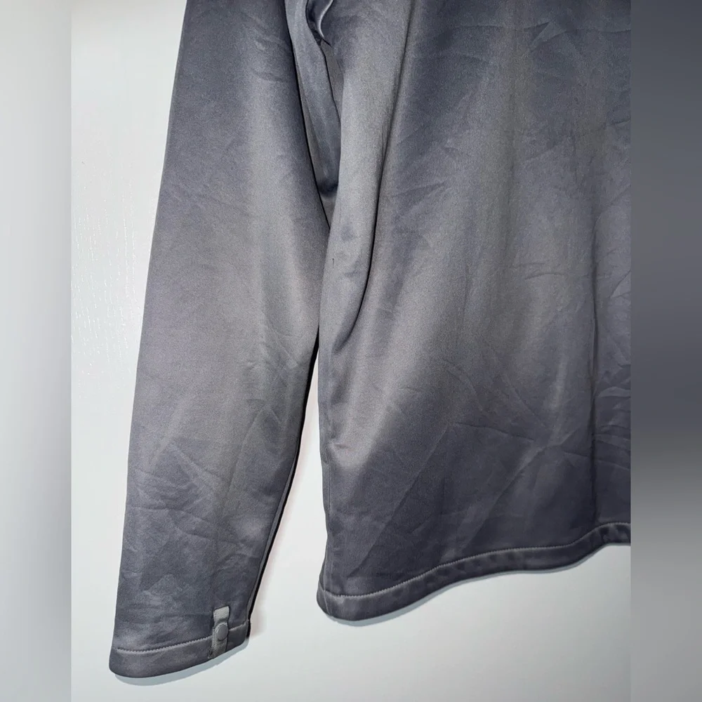 The North Face Men’s Zip Up Collared Jacket Size Small Shiny Grey Polyester